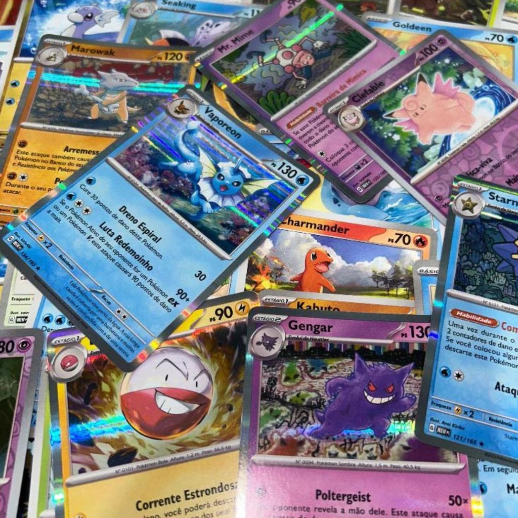 Kit Cartas Pokémon Holográficas EX Full Art | 10, 30 ou 50 Cartas Brilhantes · foto 2