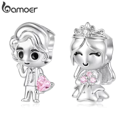 Bamoer Charme Noiva Noivo Pingente DIY Para Pulseira Presentes Mulheres