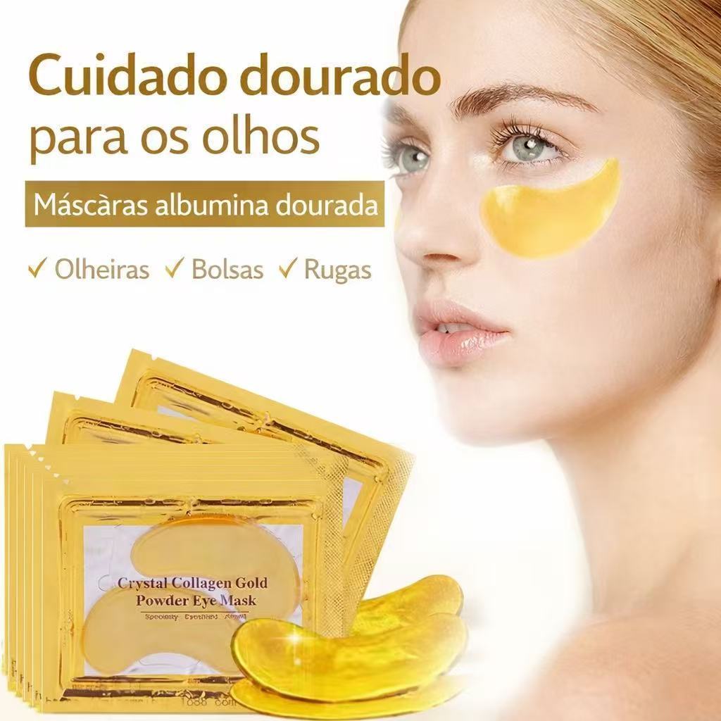 Kit 10-40 Máscaras Pad Trata Olheiras Colágeno Antirrugas Gel Pads Skin Care Tratamento Olhos
