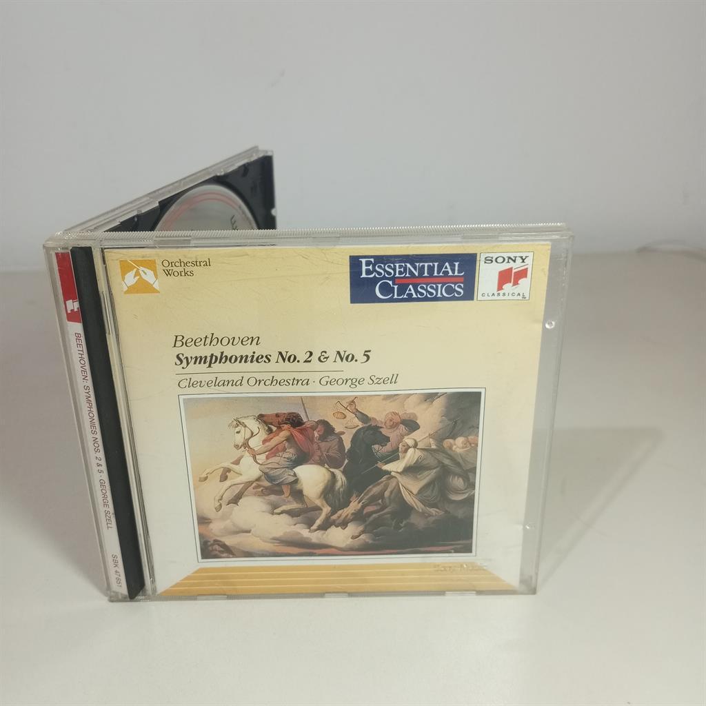 CD Beethoven, cleveland orchestra, George Szell Beethoven symphonies No. 2 & no. 5 - Essential classics