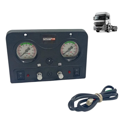 Painel Rodoar Mercedes Benz Axor Console Atego Caminhao Preto Preto