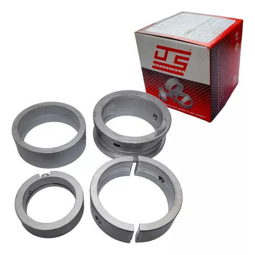 Jogo de Bronzina de Mancal 2,50 x 0,25 VW 1300 1500 1600 AR Fusca Kombi Flange 4mm