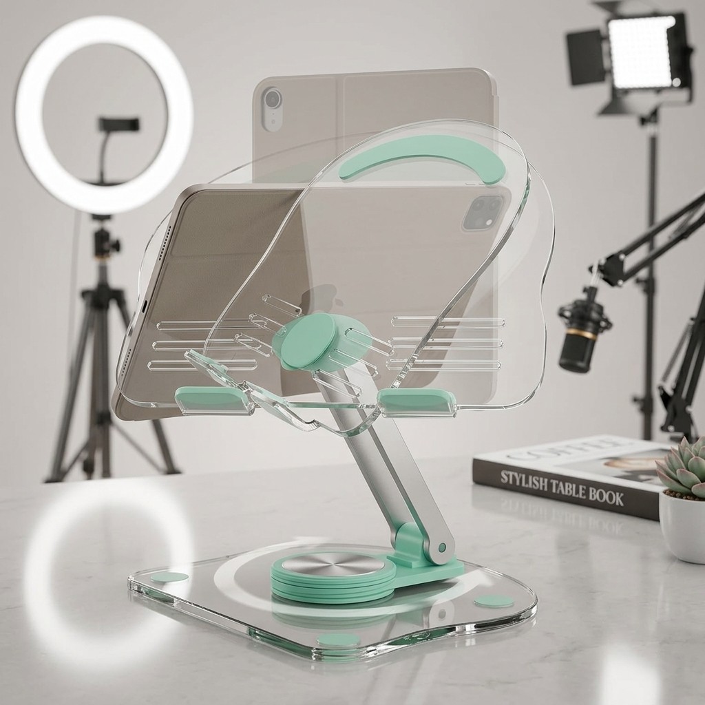 Suporte Ergonômico de Mesa para Celular Tablet Notebook 360º