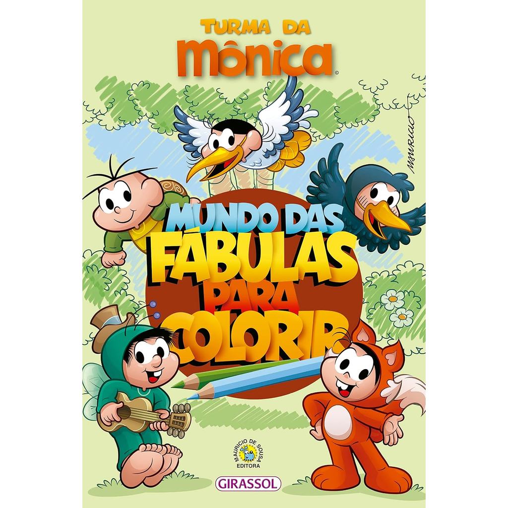 Turma da Mônica | Mundo das Fábulas para Colorir