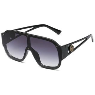 Óculos de sol grandes, para homens e mulheres, óculos de sol da moda, lentes degradadas, óculos quadrados, óculos para u