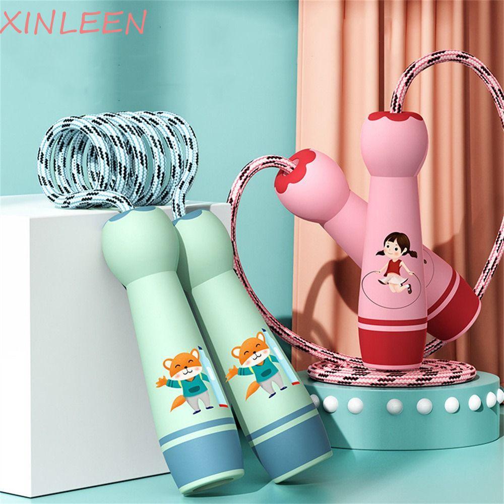 Corda De Pular Infantil XINLEEN , Algodão Com Design De Filé Ajustável De Desenho Animado Para Crianças