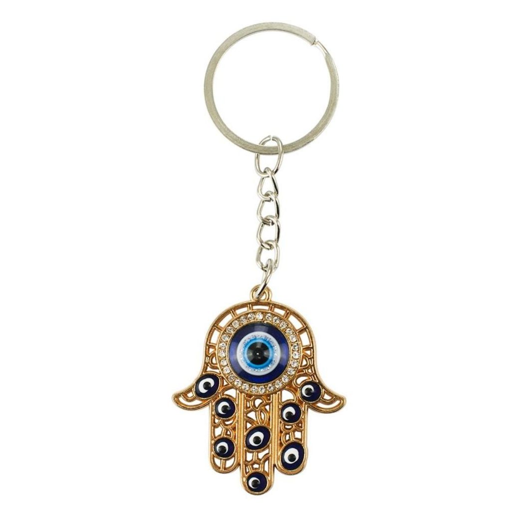 Chaveiro Mão De Hamsa Olho Grego 4cm