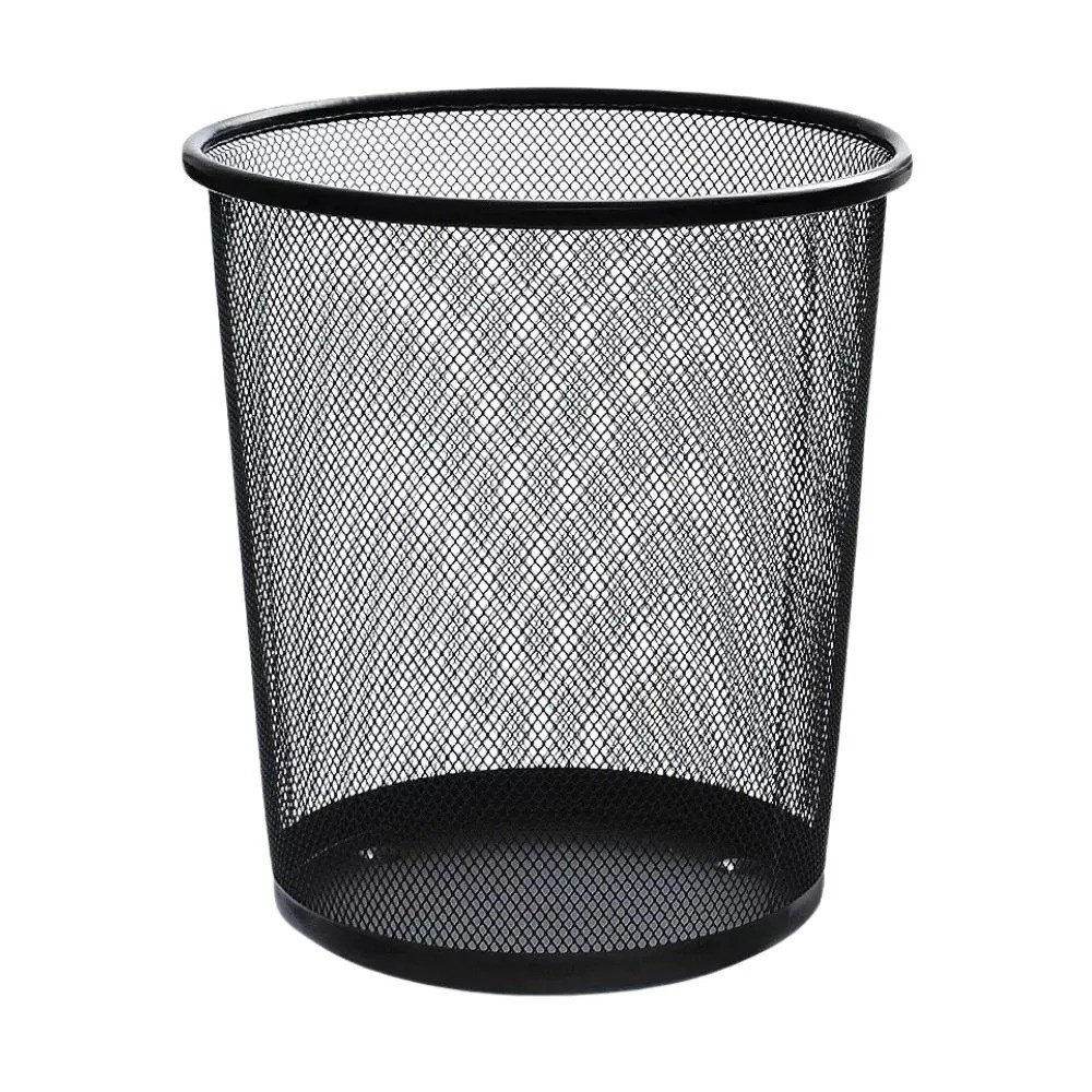 Lixeira Metal Aramado Cesto de lixo Redonda Para Escritorio Casa Quarto 10L