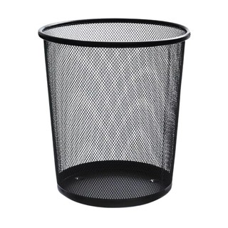 Lixeira Metal Aramado Cesto de lixo Redonda Para Escritorio Casa Quarto 10L