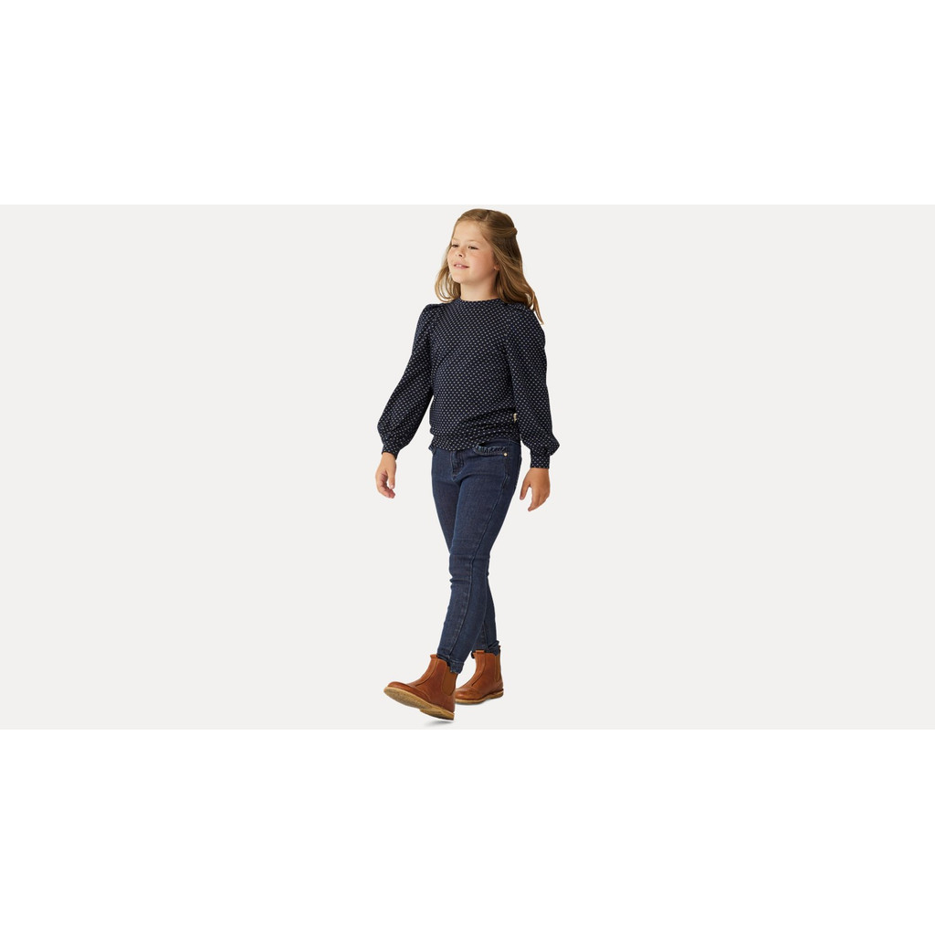 122-164 comércio exterior dinamarca meninas médio grande crianças pulôver de malha em forma de coração camiseta de manga