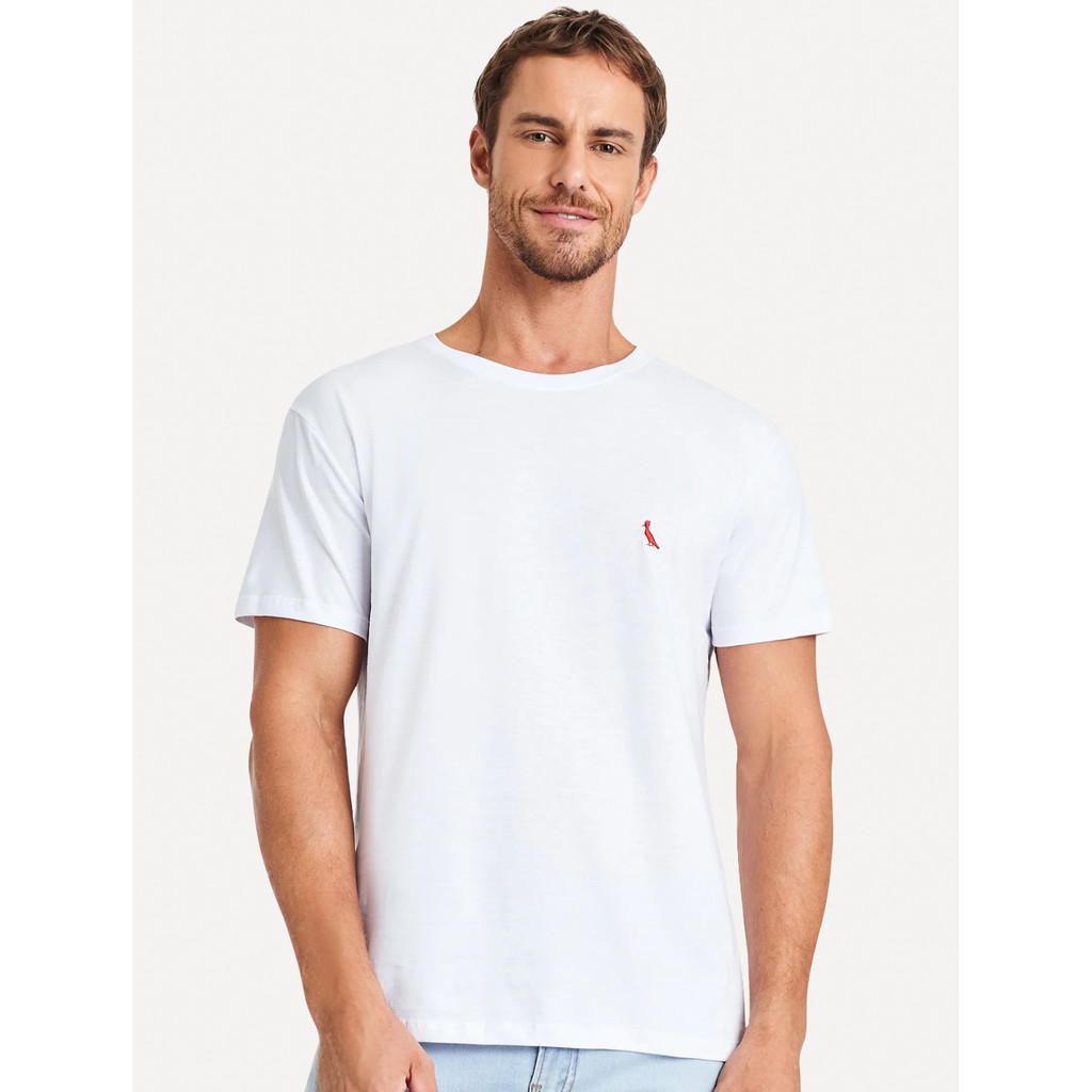Camiseta Reserva Original Masculina Basic Red Woodpecker Branca