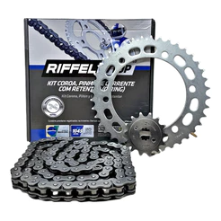 Kit Relação Transmissão Riffel Para Honda Xre300 Sahara Com Retentor