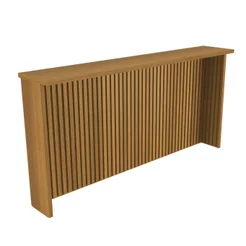 Painel Ripado Bancada para Cozinha 200cm 100% Mdf Freijó