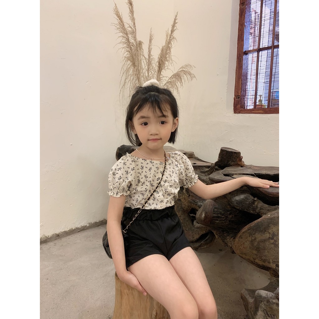 Meninas ternos de moda na moda roupas infantis bebê versão coreana ternos de duas peças 2022 novo estilo Floral c