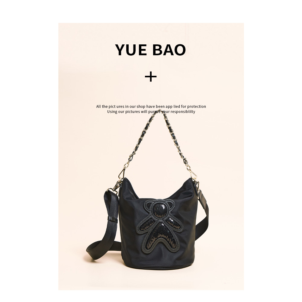 Bolsa feminina bolsa balde bolsa mensageiro bolsa de pano de náilon bolsa de lona bolsa feminina pequena bolsa de ombro 
