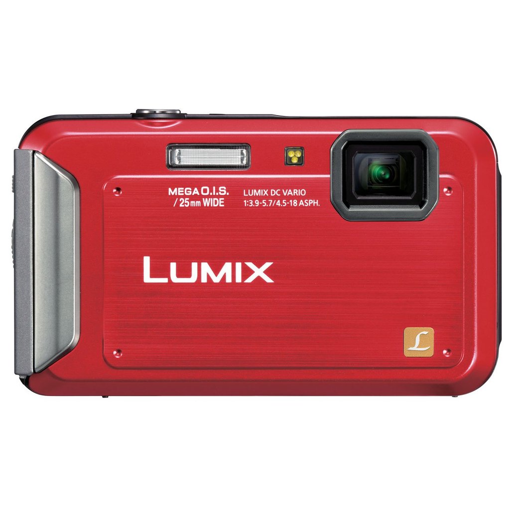 [used] Panasonic Digital Camera LUMIX Waterproof Model Shiny Red DMC-FT20-R