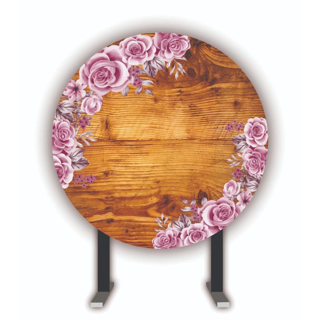 Painel redondo capa 150 x 150 - FLORAL MODELO 133