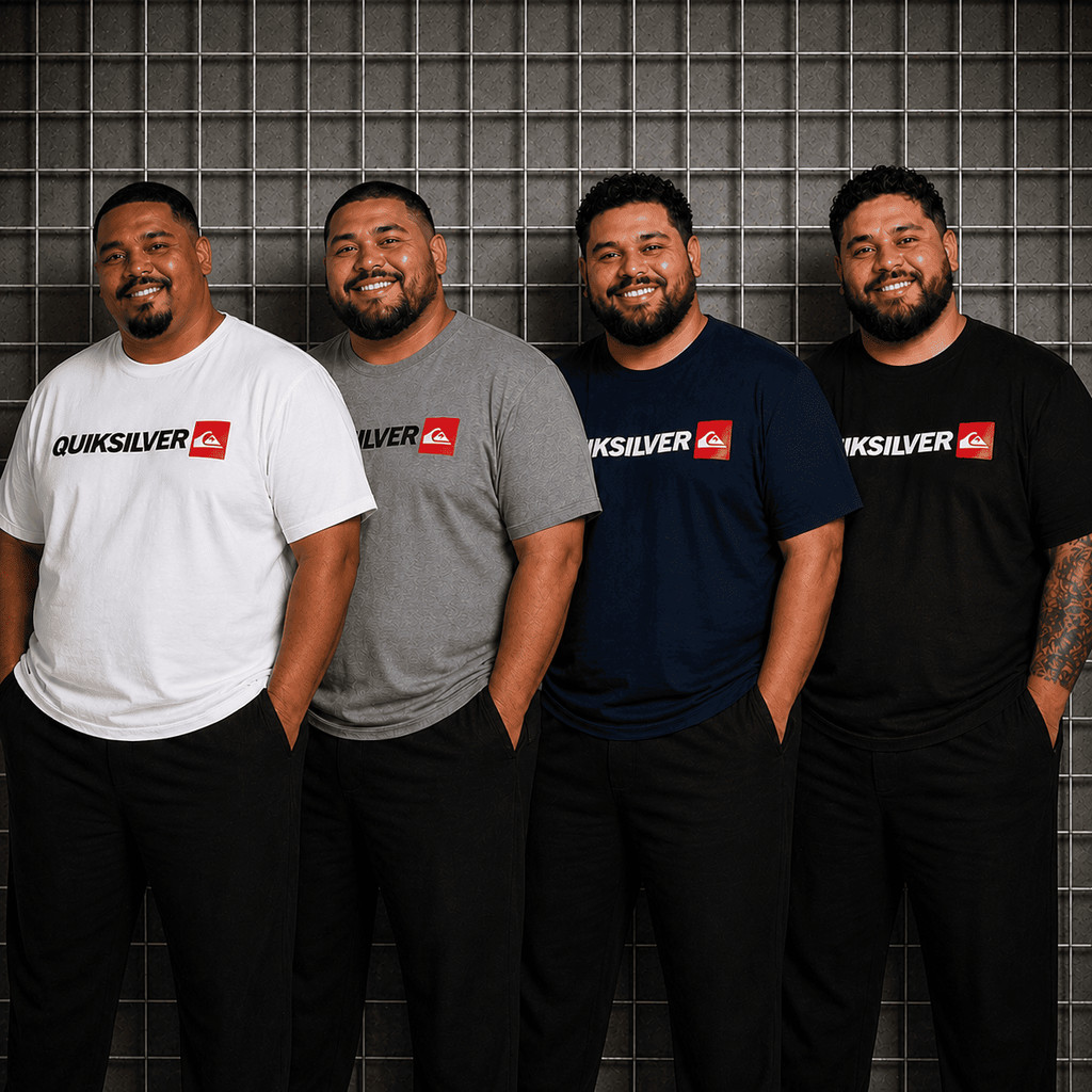 Kit 4 Camisetas/Camisas Plus Size Masculina Estampadas Casual Algodão Premium G1 ao G4
