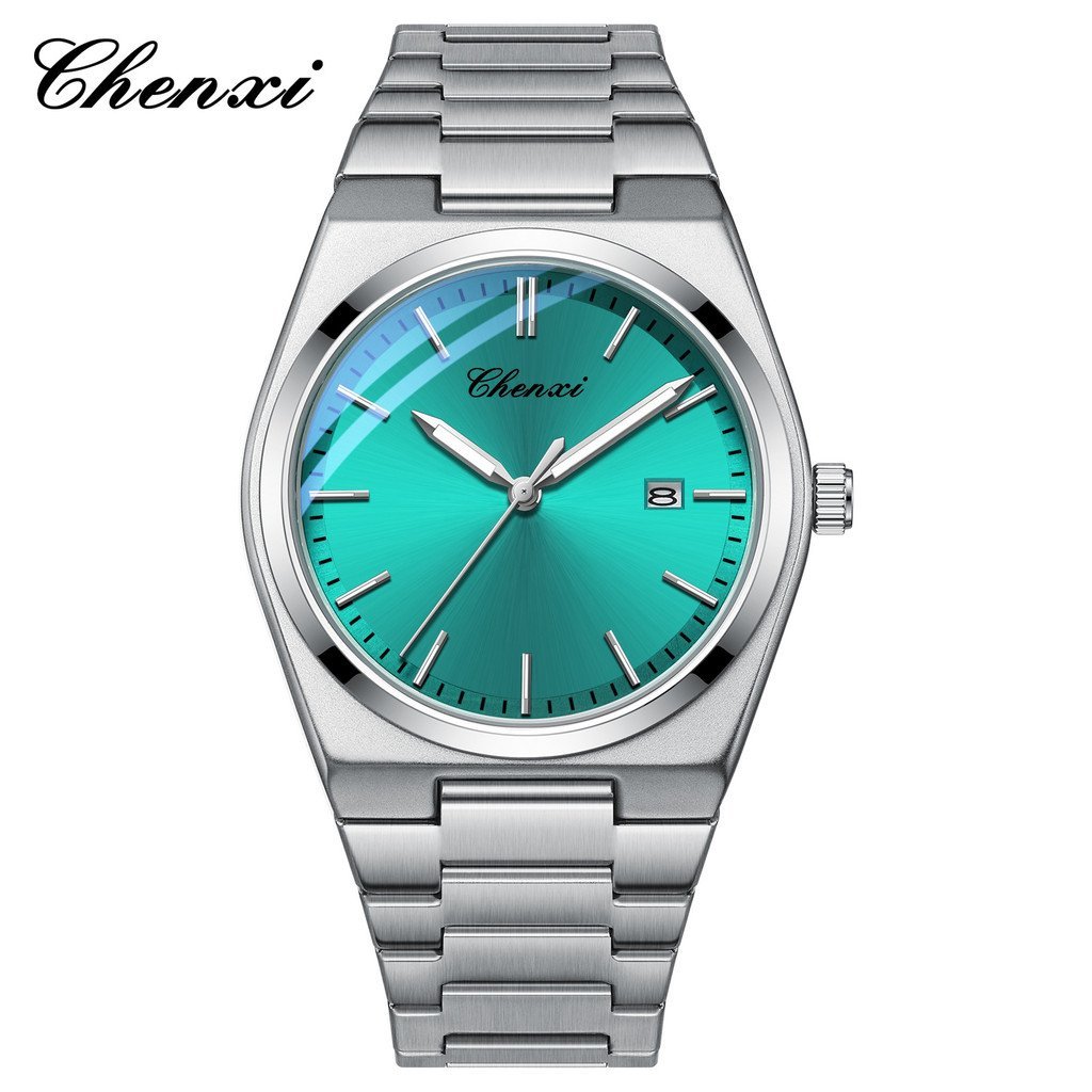 Relógio Masculino Chenxi, Relógio de Negócios, Relógio de Quartzo Masculino, Relógio com Calendário Luminoso, Resistente