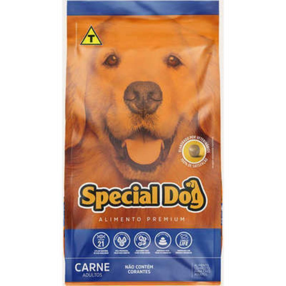 Ração Special Dog Premium Carne Para Cães Adultos 20kg