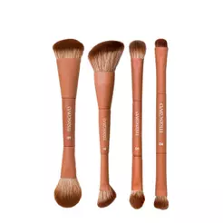 Kit Mascavo Pro Series Pincel de Maquiagem 4 Pincéis