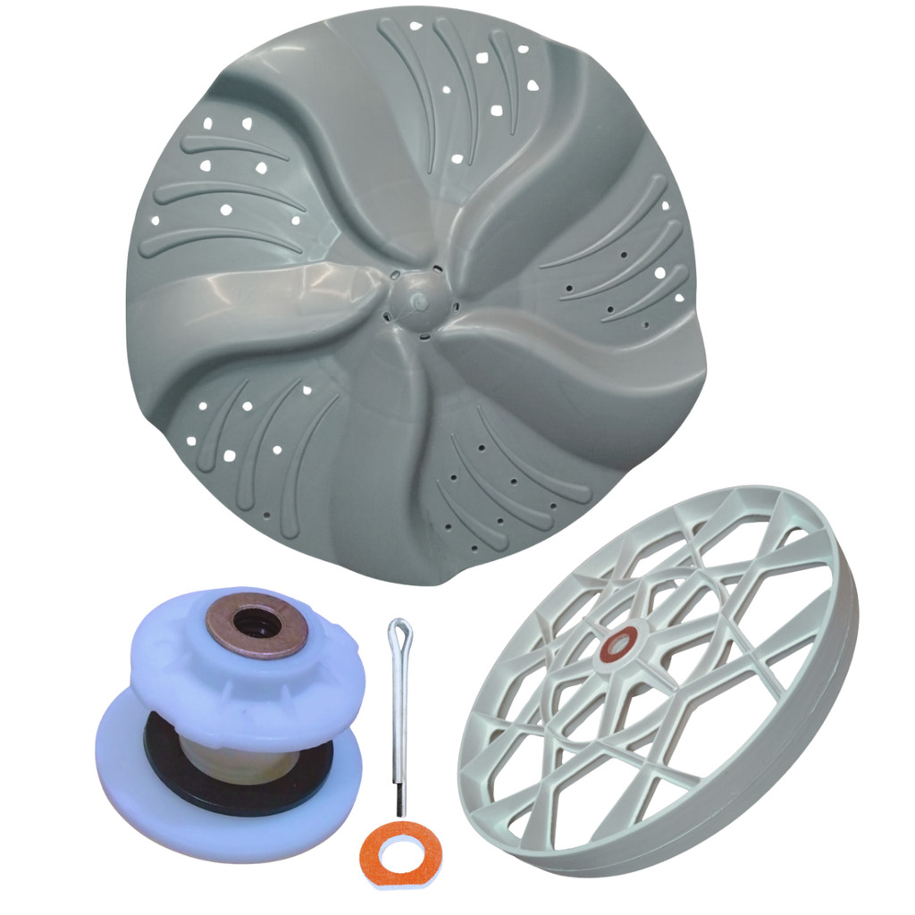 Agitador Batedor Polia S/Abas Cubo Bronze Compatível Com Tanquinho Colormaq Lcs Lcb 14Kg 16Kg 20Kg