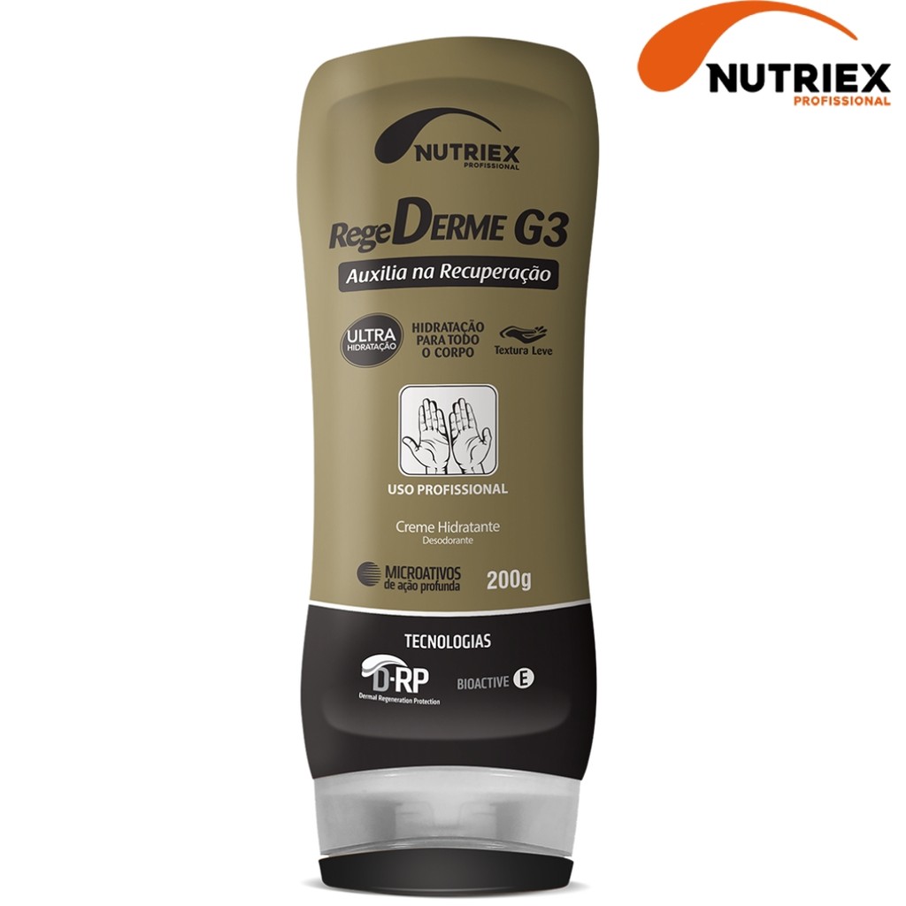 CREME REGEDERME G3 - Creme Desodorante Hidratante Corporal Nutriex Profissional - 200g