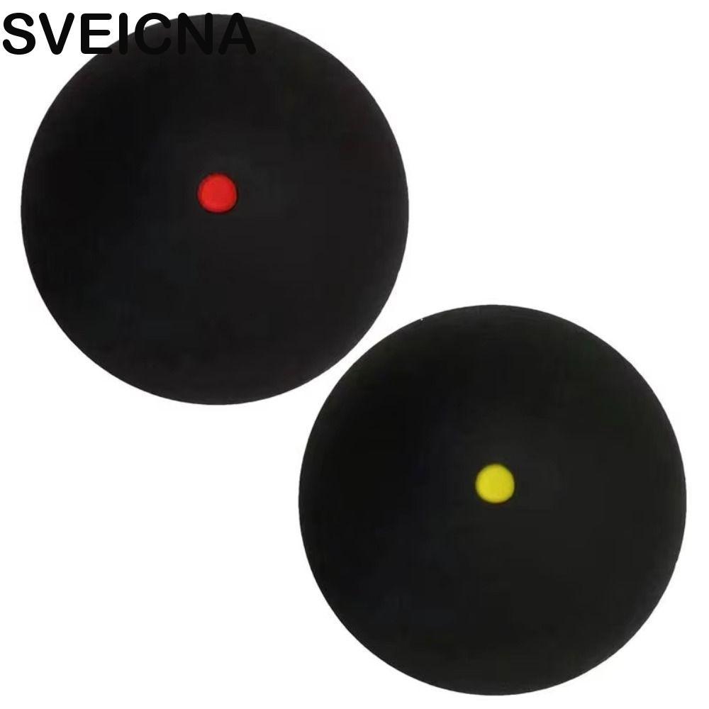 Bolas De Raquete De Squash SVEICNA , De Velocidade Rápida De Ponto Amarelo , Bola Bolinhas Azuis Vermelhas De 39 Mm