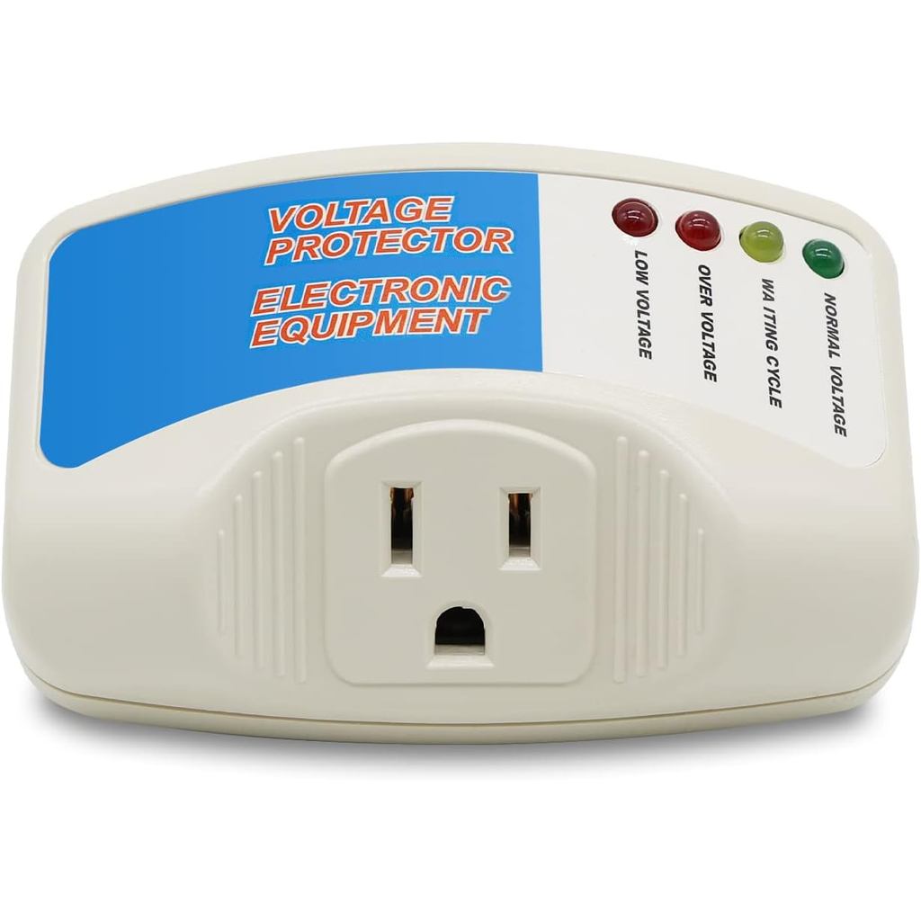 Protetor de Surto BSEED para Eletrodomésticos, Protetor de Voltagem de Saída Única, Protetor de Surto para Refrigerador