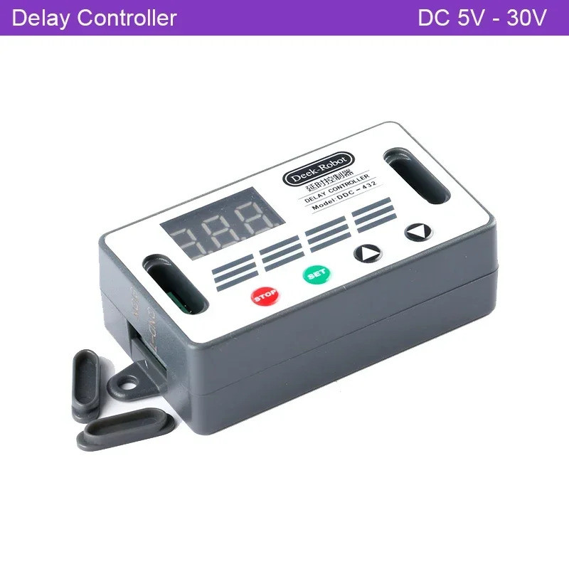 Controlador De Atraso 12V 24V DC 5V-30V LED Relé De Tempo Digital Gatilho De Alto Nível Ciclo Temporizador Interruptor D