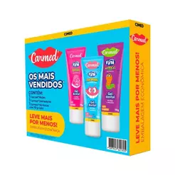 Kit Gel Dental Carmed Fini 3 Unidades De 70gr Cada Especial