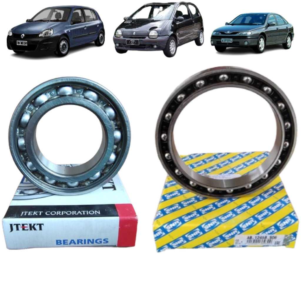 Kit 2 Rolamento Satelite Clio Scenic Logan Symbol Megane R19