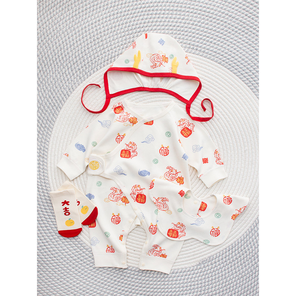 Bebê recém-nascido roupas festivas roupas de bebê recém-nascido mês cheio roupas terno monge roupas macacão confinamento