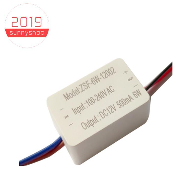[Bestseller S] Driver LED Para Lâmpada De Gabinete Corrente Constante Tensão AC100-240V DC12V 6W Fonte De Alimentação 50