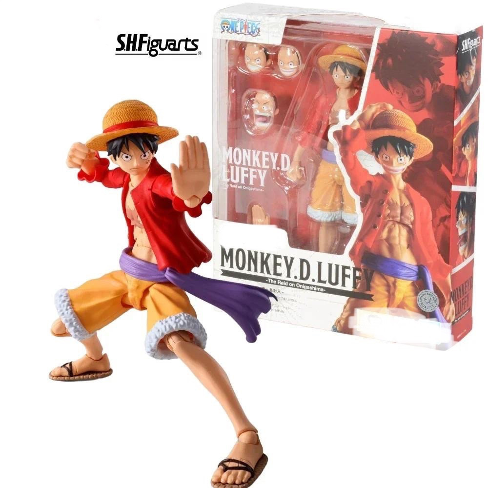 Figura Articulada SHF SH Monkey D. Luffy One Piece Action Figure Bonco