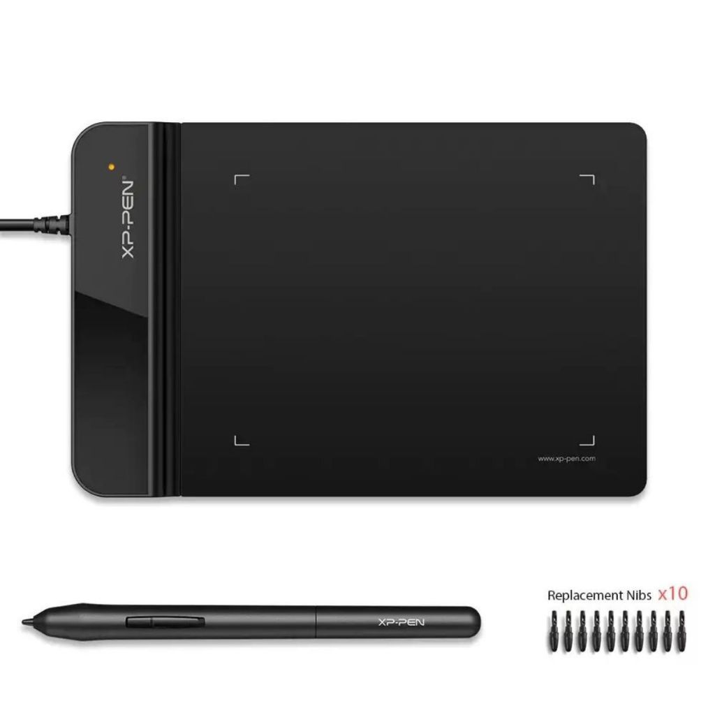 Mesa Digitalizadora XP-PEN G430S Ultra Fina com Caneta Sem Bateria - 8192 Níveis de Pressão, Alta Precisão para Design