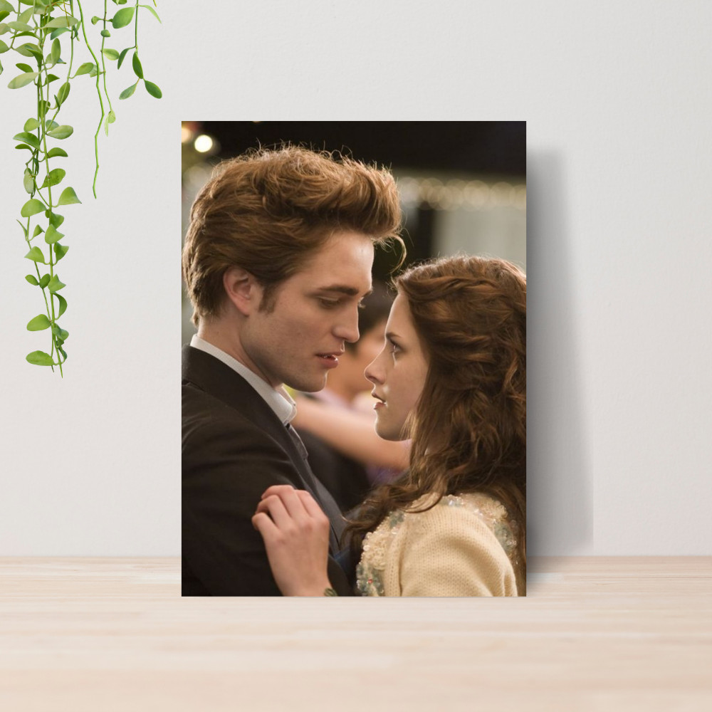 Quadro Decorativo Crepúsculo Filme Twilight Saga Romance 01 | Placa 20x28 Poster Decoração Quarto Sala