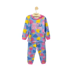 Pijama Menina Blusa e Calça Frutinhas Brilha no Escuro - Brandili