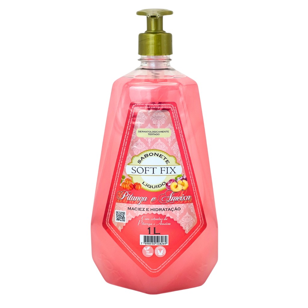 Sabonete Liquido Pitanga e Ameixa 1000ml - Soft Fix