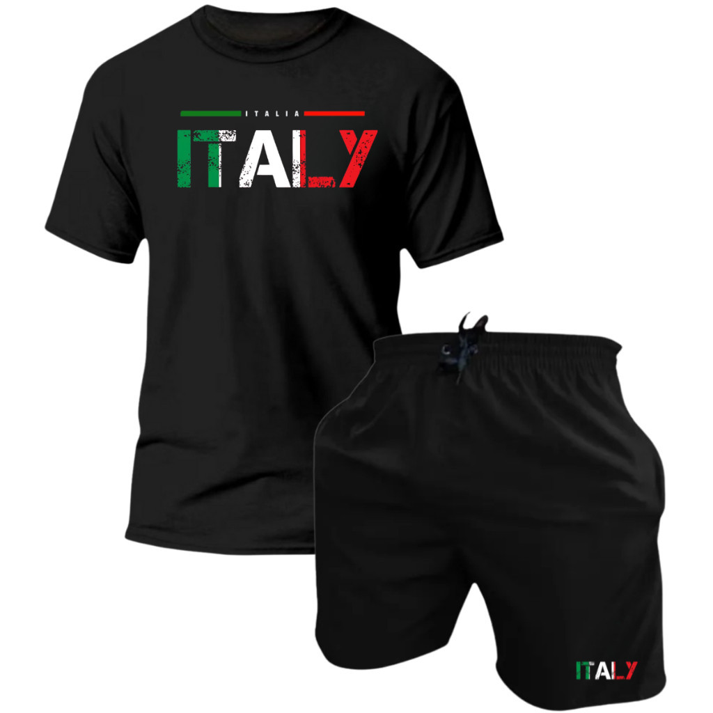 Kit Camisa e Short Masculino Lançamento Premium