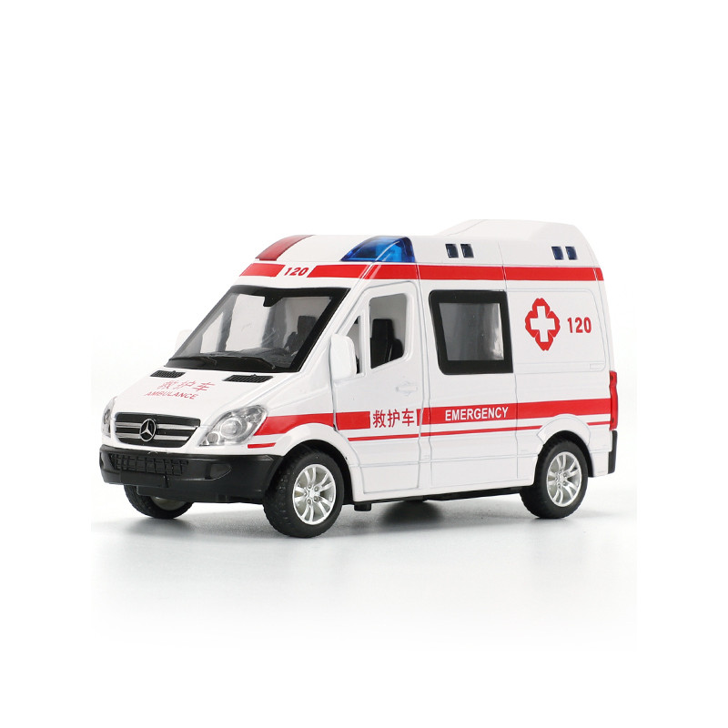 Simulação puxar para trás som luz liga carro cidade ambulância caminhão de bombeiros polícia carro polícia Swat brinqued