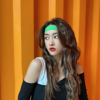Doce cor fluorescente bandana correndo Fitness rua dança desempenho ins esportes acessórios para o cabelo Hip-Hop bandan
