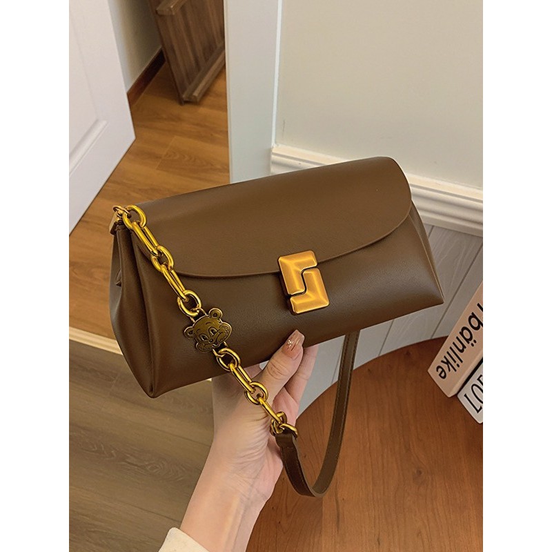 Muju bolsa feminina pequena bolsa feminina 2025 novo estilo na moda bolsa de ombro All-Match bolsa mensageiro bolsa de c