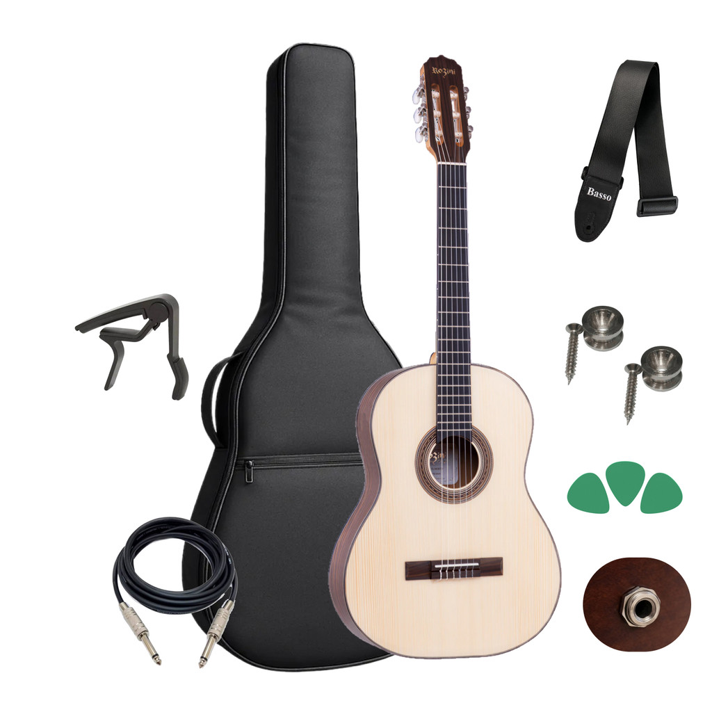 Violão Eletroacústico Rozini Rx210 + Capa E Acessórios