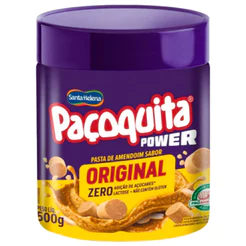 Pasta de Amendoim Paçoquita Power Original Zero 500g - Santa Helena