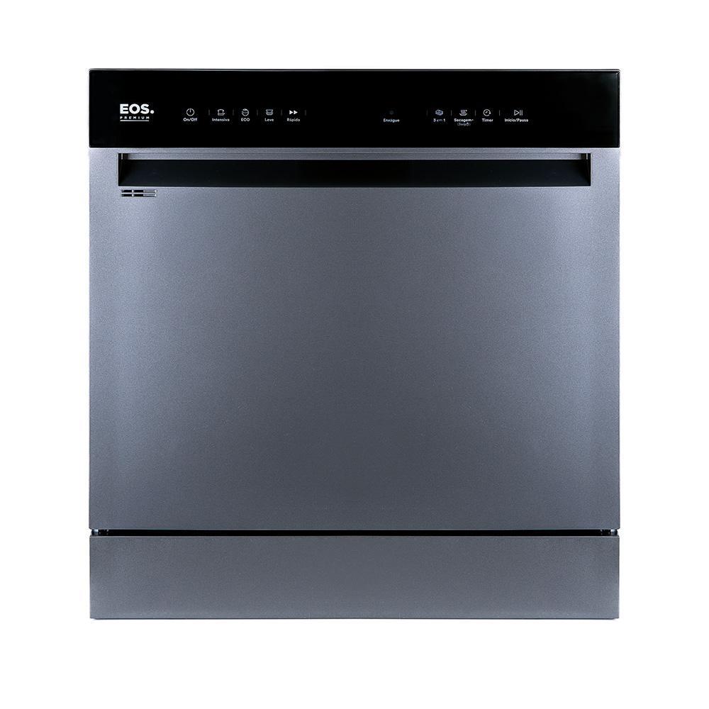 Lava-louças EOS Premium 10 Serviços Prata ELL08S 220V