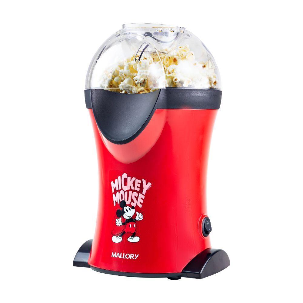 Pipoqueira Elétrica Mallory Mickey Mouse Pipocas Sem óleo Vermelha 220V · foto 2