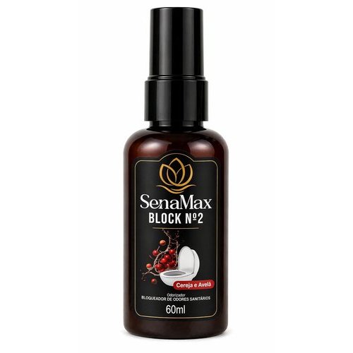 Bloqueador Odores Sanitario Cereja Avela Eliminador Cheiro Ruim Spray 60ml