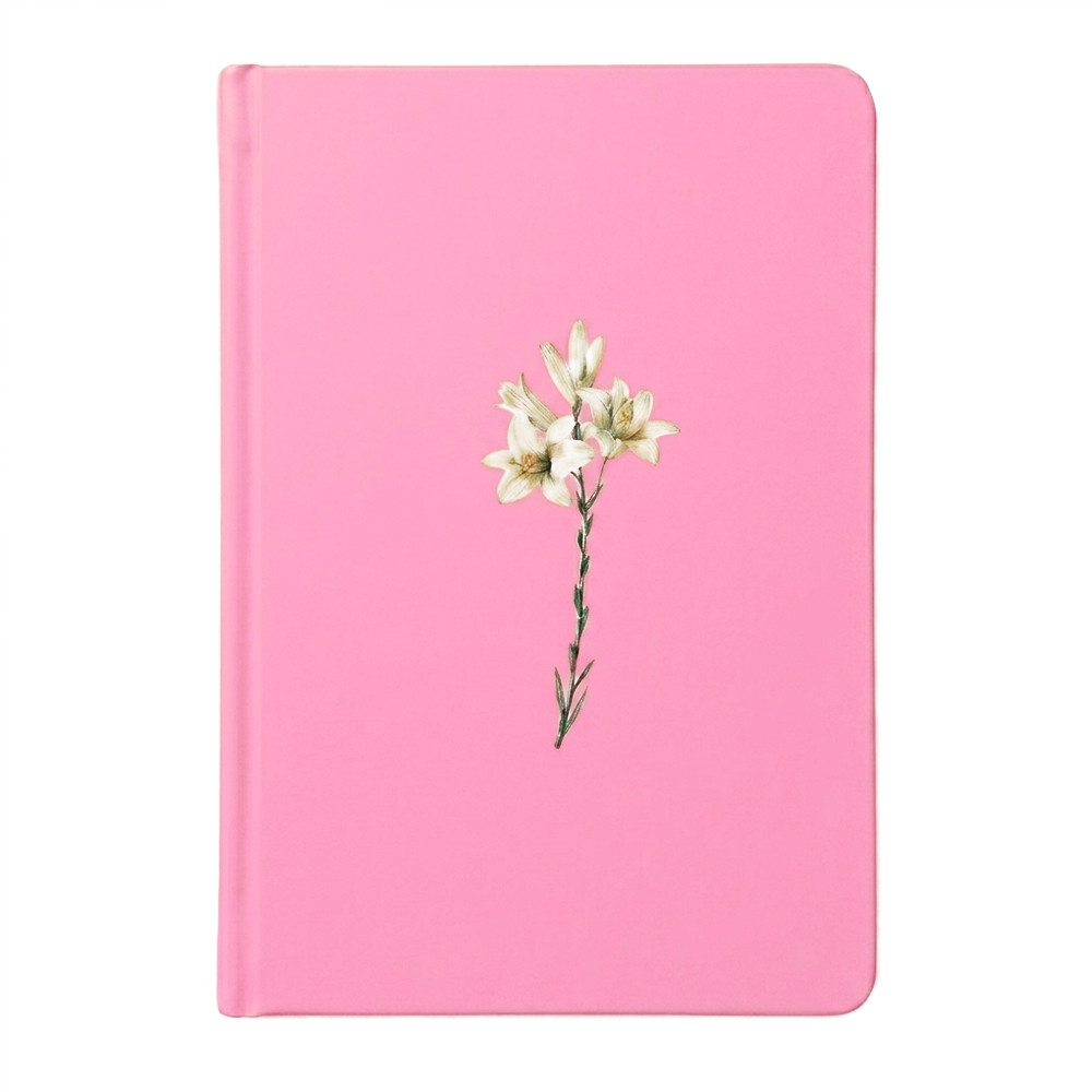 Bíblia Sagrada Lírios | NVI | Letra Normal | Capa Dura Rosa