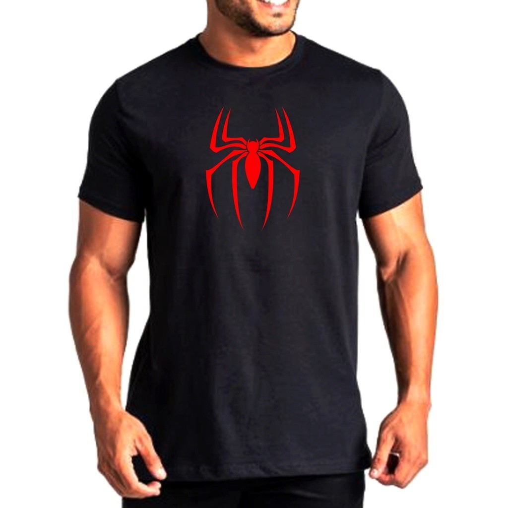 Camiseta Homem Aranha, Vermelho , Spider Man, Marvel, Geek, Nerd, Spiderman , 100% Algodão